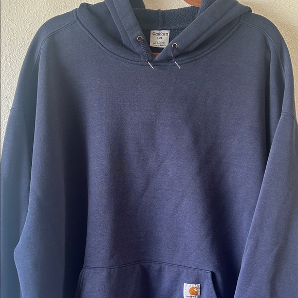 Carhartt Men's Deep Blue Hoodie - Picture 2 of 6